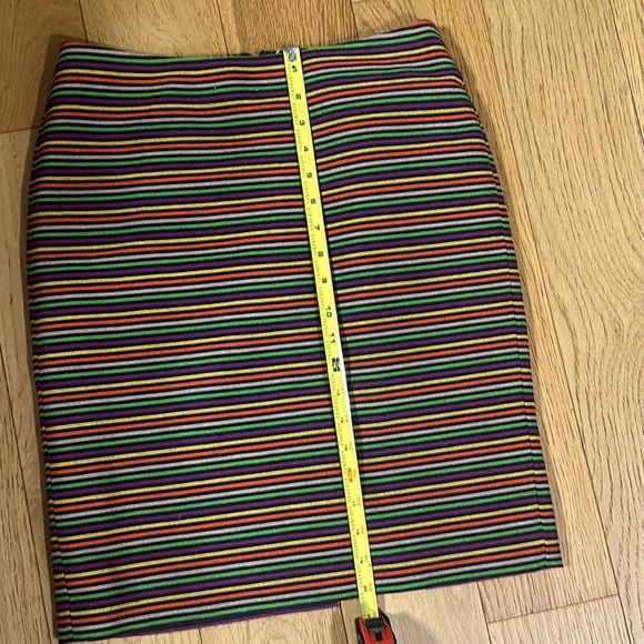 Talbots multi-colored striped lined pencil skirt - Picture 7 of 7